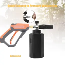 Quick-Cleaning High-Pressure Electroplating Foam Gun