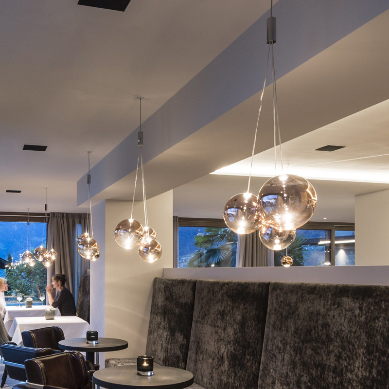 Multi-Head Bubble Chandelier Modern And Stylish Living Room Lighting Fixture