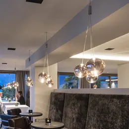 Multi-Head Bubble Chandelier Modern And Stylish Living Room Lighting Fixture