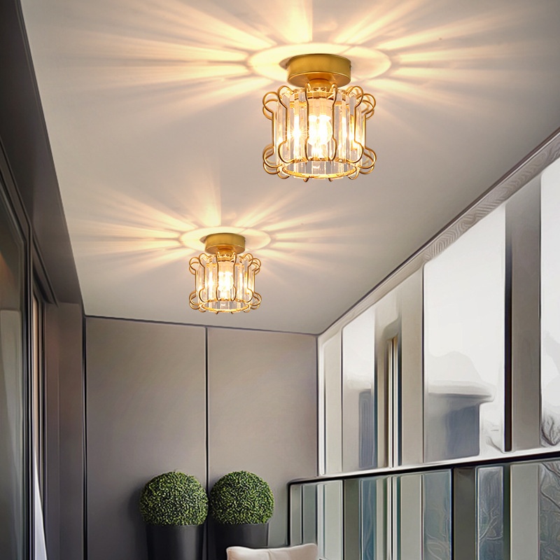 American Style Entrance Light Simple And Creative Wrought Iron