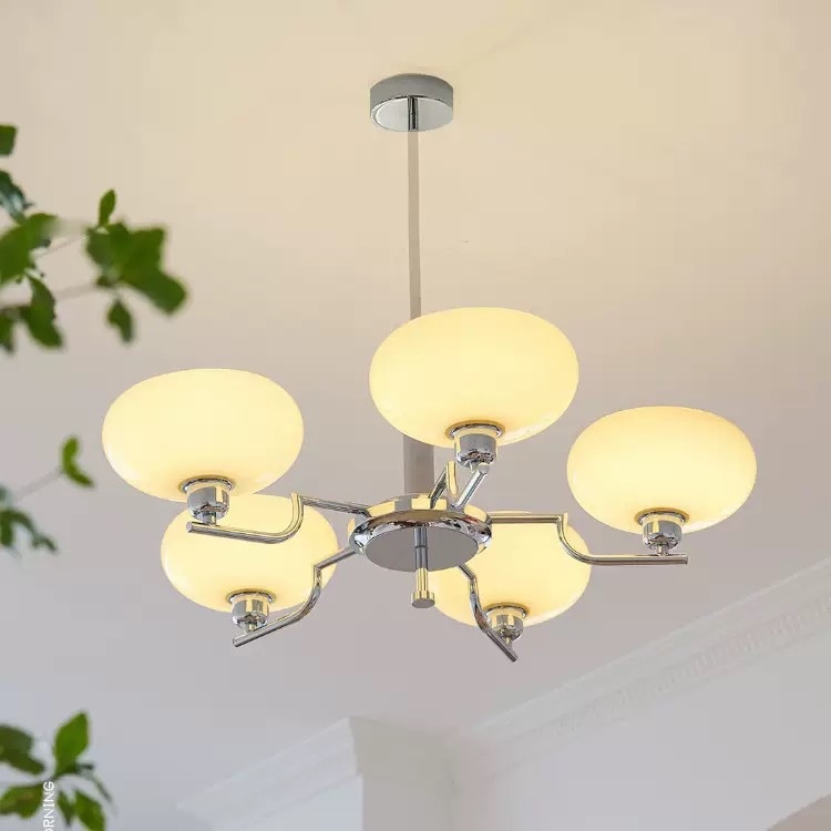 All-copper Vintage Bauhaus Persimmon Dust-proof Pendant Lamp