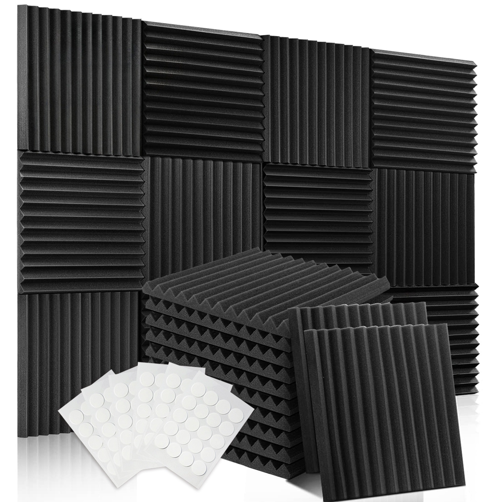Acoustic Foam For Professional Recording Studio Walls