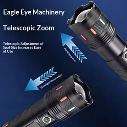 Aluminum Alloy White Laser Flashlight