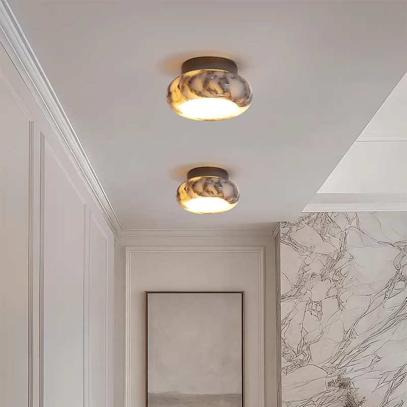 Minimalist Light-luxury Marble Walk-in Closet Ceiling Light