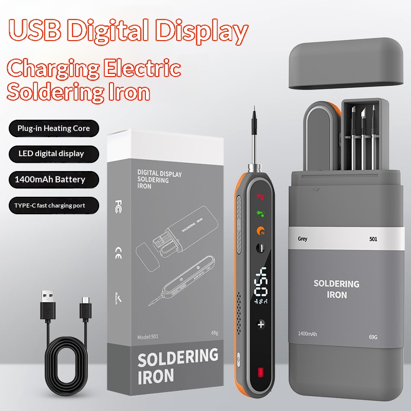 Electric Soldering Iron For Home Repair And Soldering Work