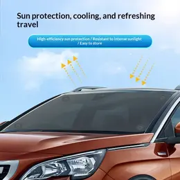 Product image of Car Sun Protection And Heat Insulation Kitchen Glass Automatic Retractable Sunshade Curtain