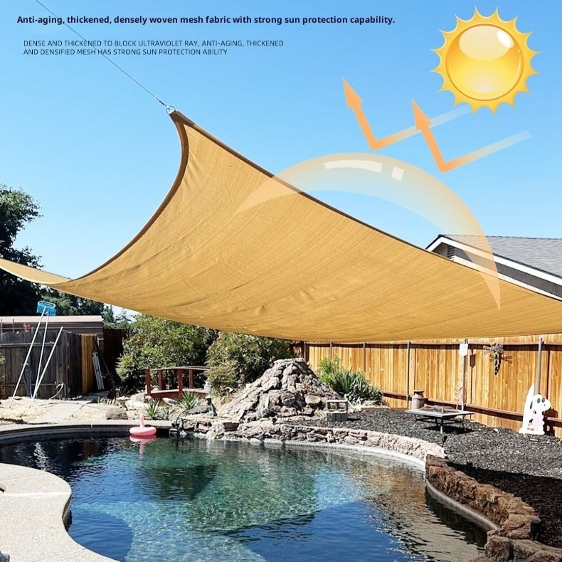 Main product image of Garden Balcony Privacy Shading And Sun-protection Heat-insulating Mesh Fabric