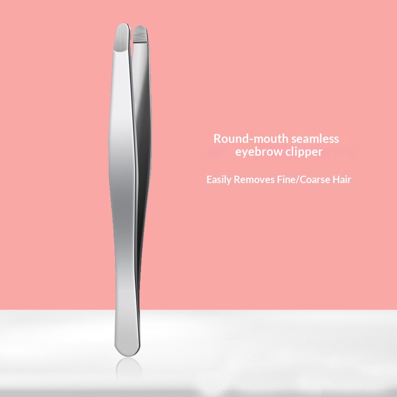Main product image of Stainless Steel Round-tipped Safety Tweezers