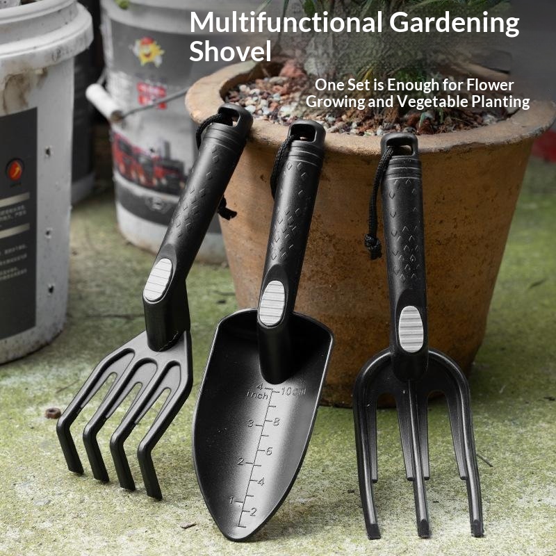 Main product image of Heavy-Duty Garden Tool Three-Piece Set with Measurement Markings