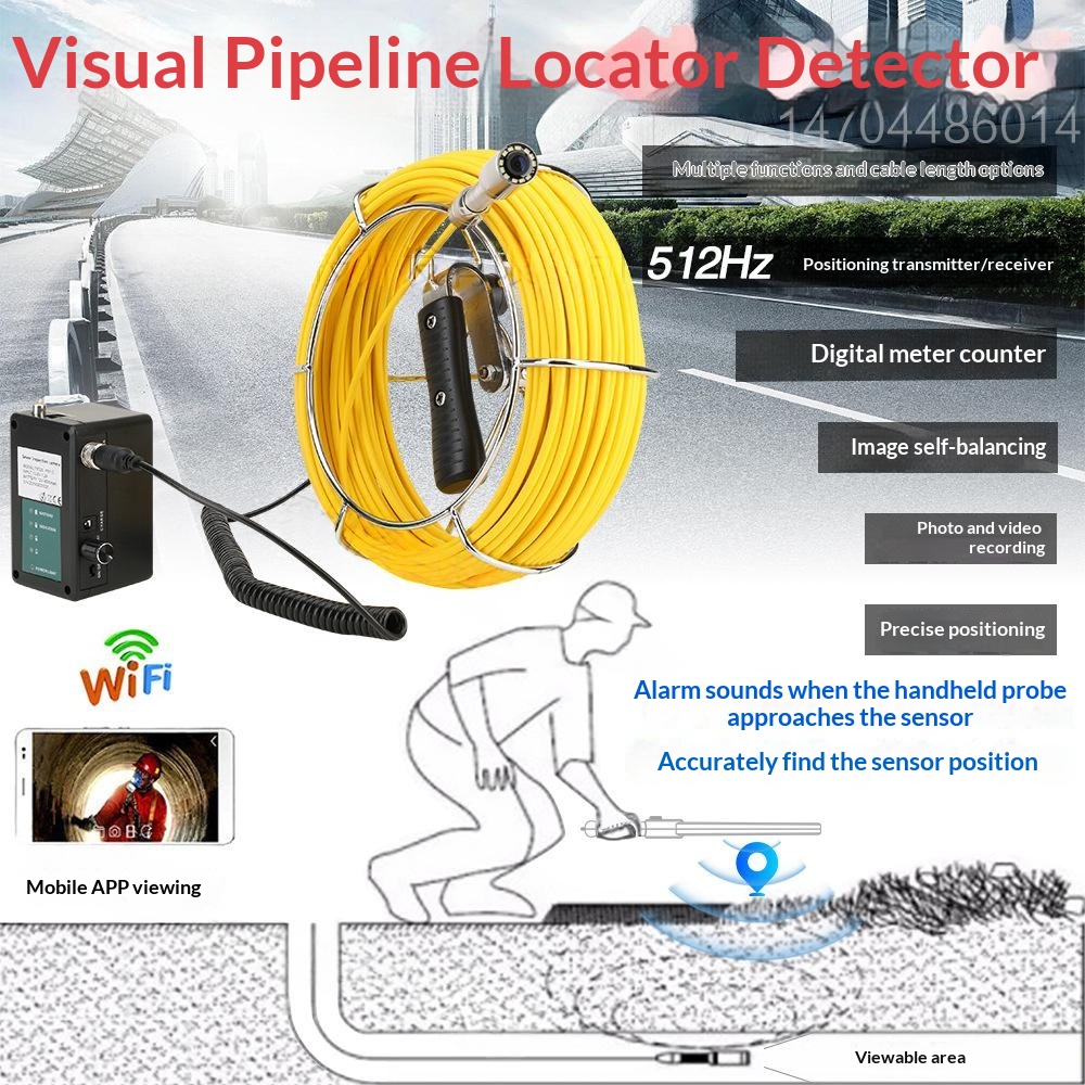 Main product image of Industrial Pipeline Inspection Camera, High-Definition