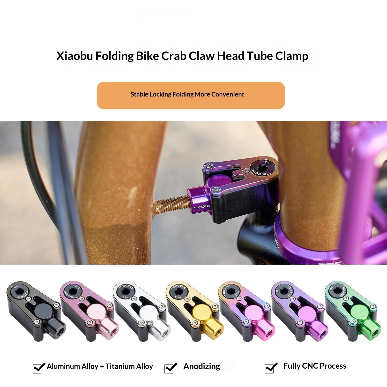 Main product image of CNC Machined Head Tube Clamp for Bob Style Handlebars