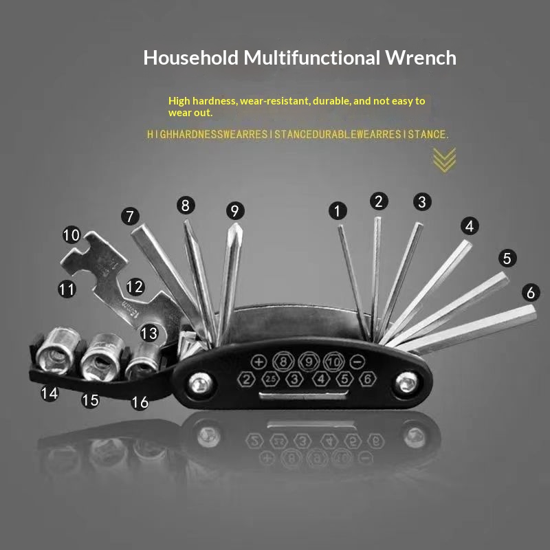 Main product image of Folding Screwdriver and Wrench Multi-Tool Set