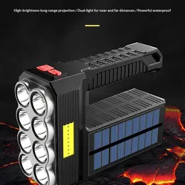 Product image of Solar LED Rechargeable Portable Flashlight