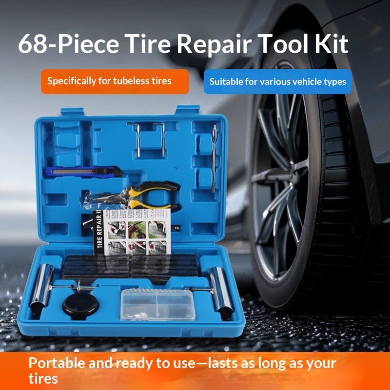 Main product image of 68-piece Car and Motorcycle Tire Repair Tool Set