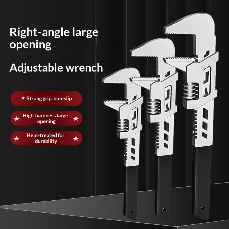 Main product image of Adjustable Large Jaw Wrench for Plumbing and Pipe Repair