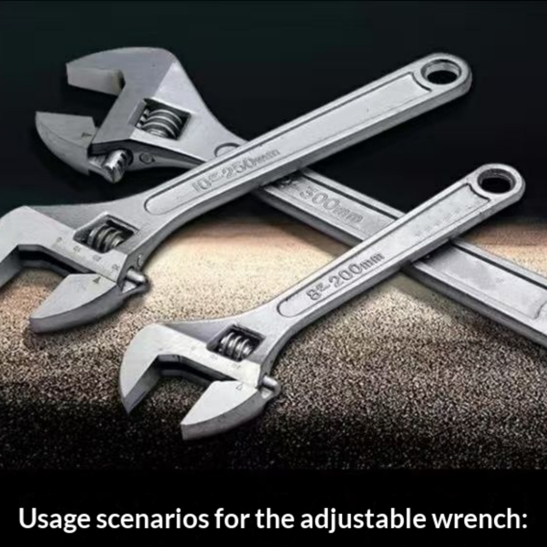 Main product image of Adjustable Wrench with Extra Wide Jaw Opening