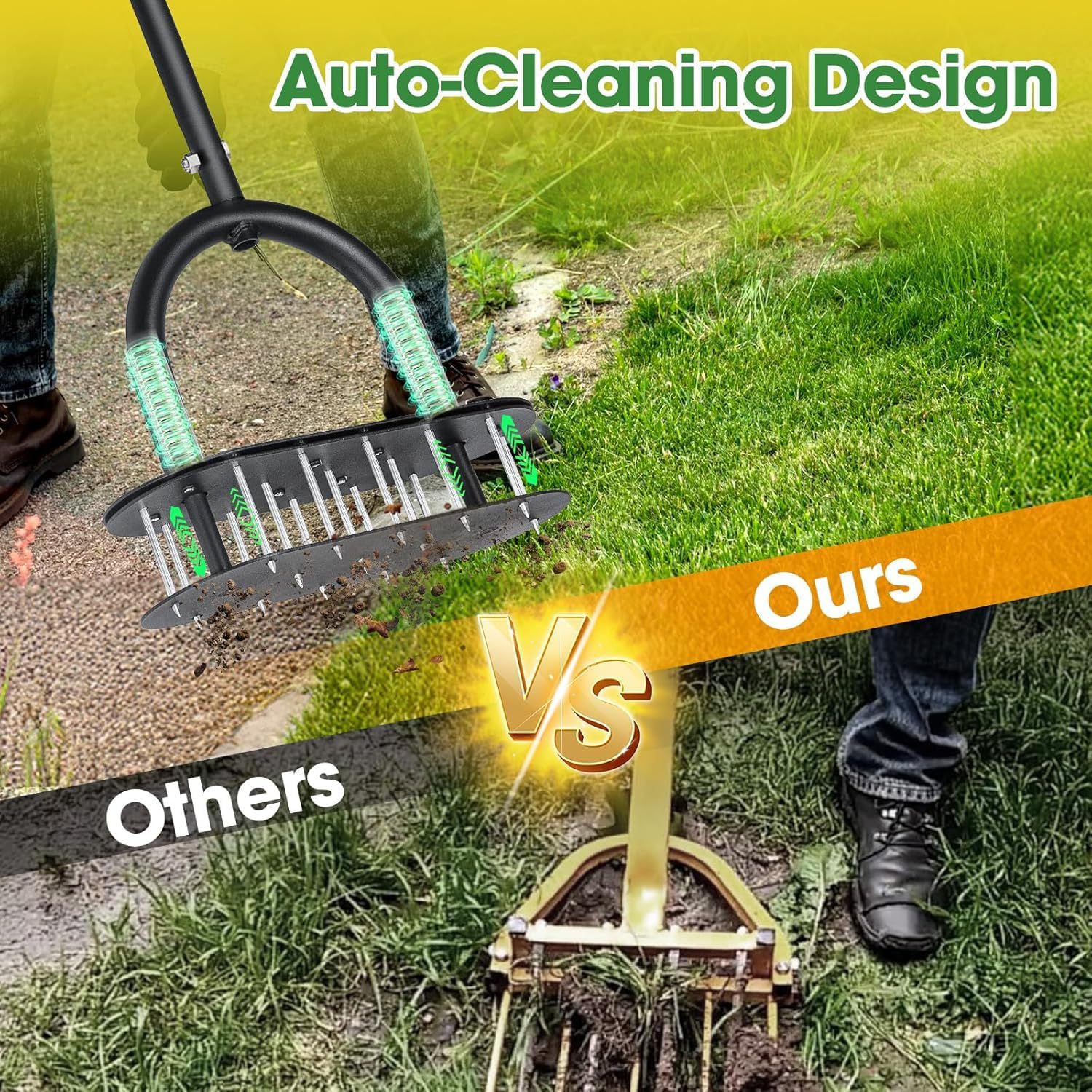 Main product image of Reinforced Core Aerator Tool for Lawn and Grassland