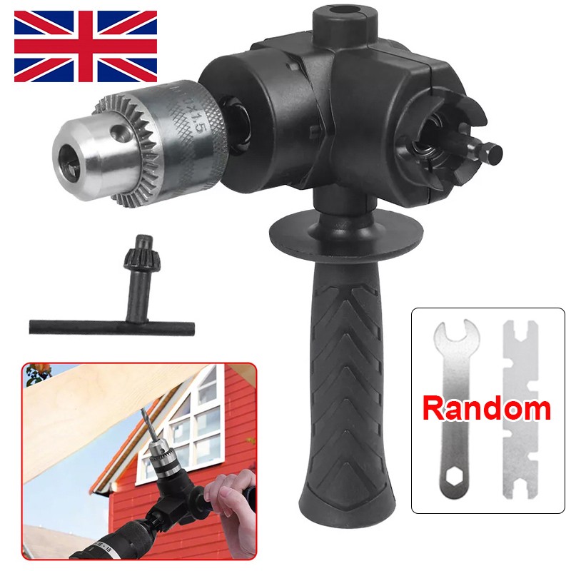 Main product image of 90-Degree Right Angle Drill Attachment Adapter