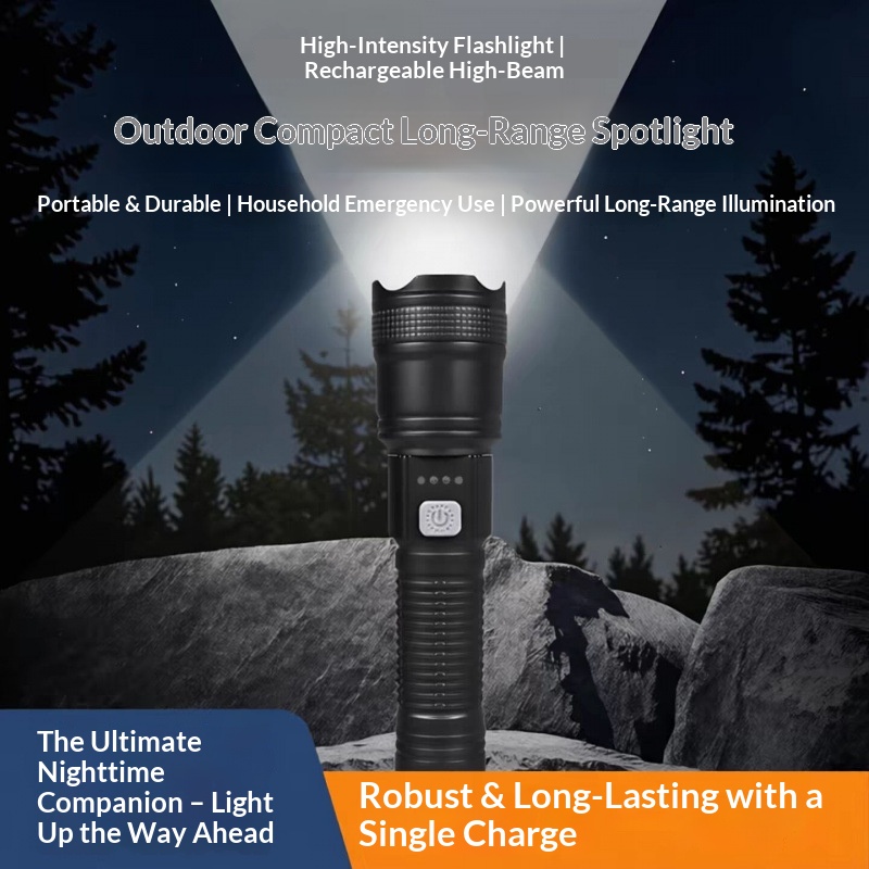 Main product image of Rechargeable Outdoor High-intensity Mini Ultra-bright Long-range Flashlight