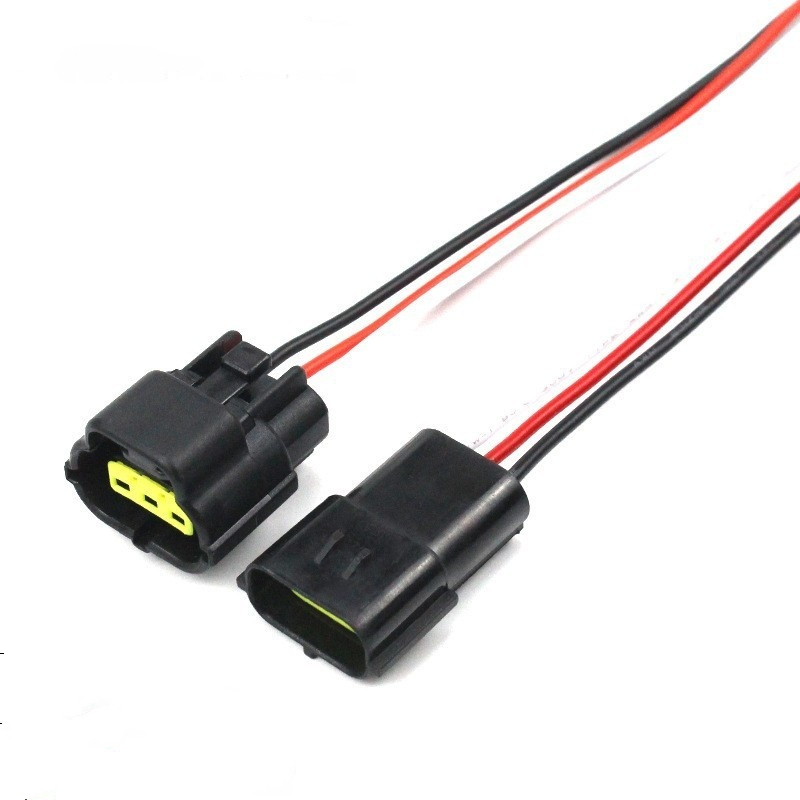 Main product image of Automotive Waterproof Connector Male Female Plug With Wire Harness - Electrical Wiring Connection Kit For Car