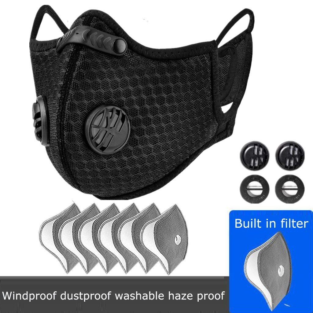 Main product image of Reusable Half Face Respirator Mask with Replaceable Filters