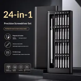 Product image of 24-in-1 Magnetic Precision Screwdriver Set, Aluminum Handle