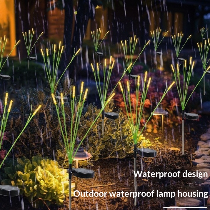 Main product image of Solar Outdoor Ground Plugged Light Garden Reed Lamp