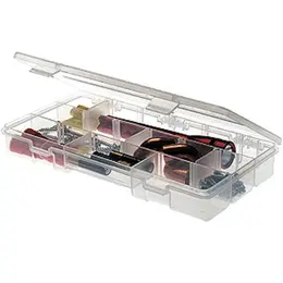 Plano Stowaway Utility Box With Adjustable Dividers Clear Small Parts And Tackle Organizer 9 Inch