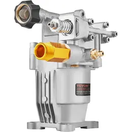 Pressure Washer Pump, 3/4" Shaft Horizontal, 3400 PSI, 2.5 GPM, Replacement Power Washer Pumps Kit, Parts Washer Pump, Compatible With Honda, Simpson, RYOBI, Briggs & Stratton, Subaru, Craftsman