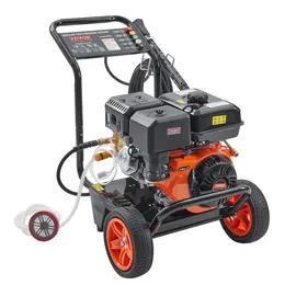 Gas Pressure Washer, 4400 PSI, 4.0 GPM, Copper Pump, 5 Nozzles