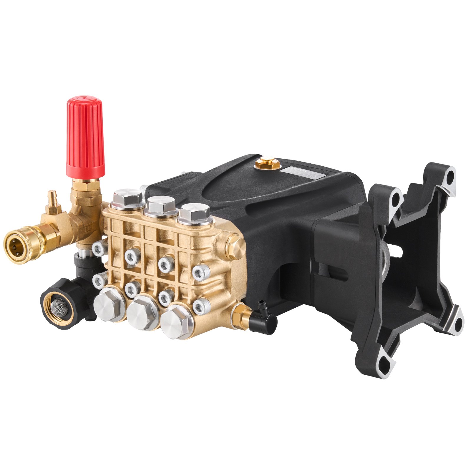 Pressure Washer Pump 1' Shaft Horizontal Triplex Plunger 4200 PSI 4.2GPM