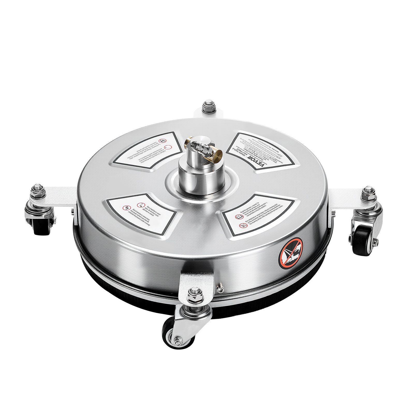 Main product image of 14' Pressure Washer Surface Cleaner 4 Wheels 4000 Max PSI 2 Extended Wands