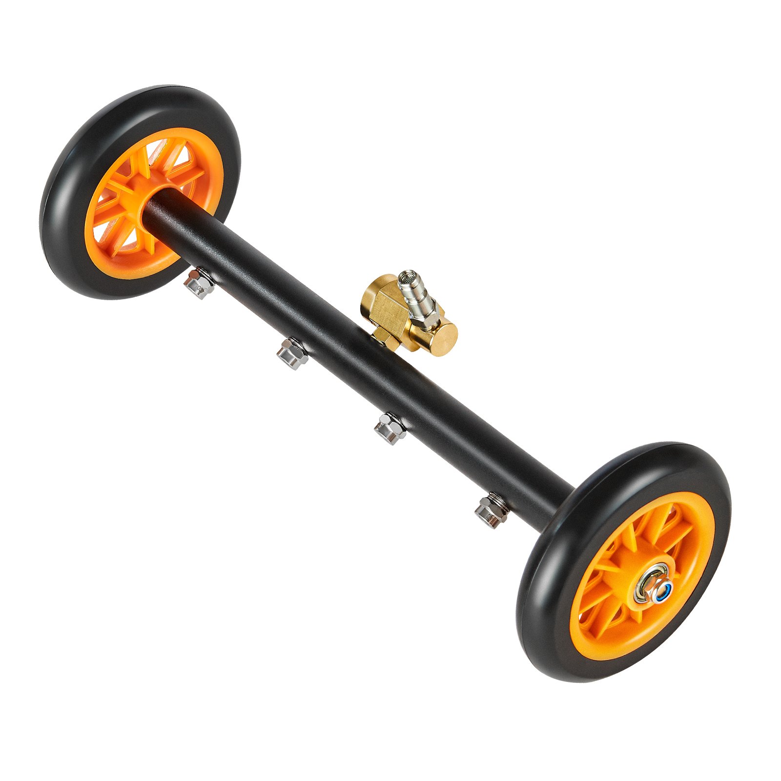 16' Pressure Washer Undercarriage Cleaner With 2 Wheels 2 Extended Wands