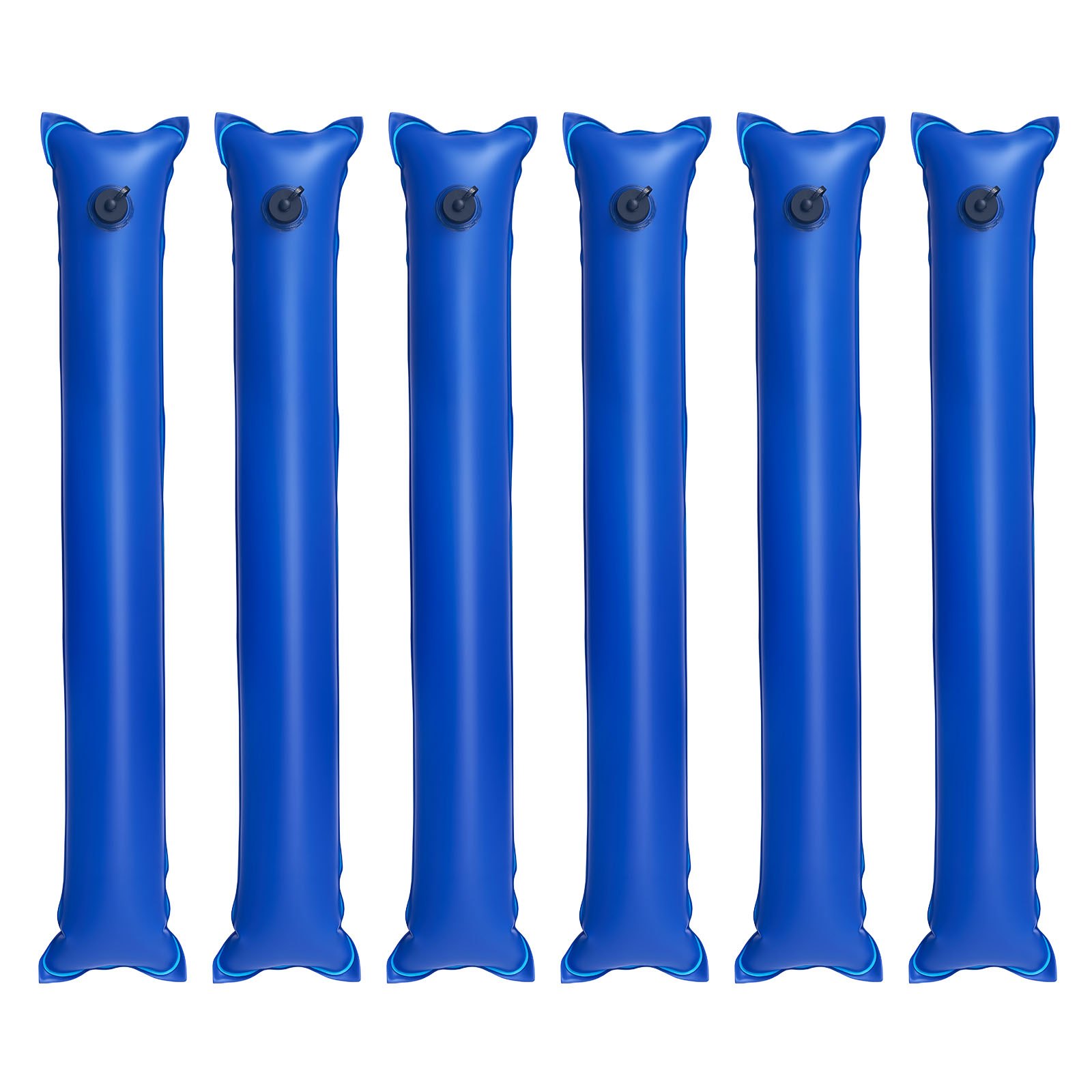 26 Gauge Single Chamber Water Bags Tubes For Winter Pool Cover 6 Packs 4 Ft