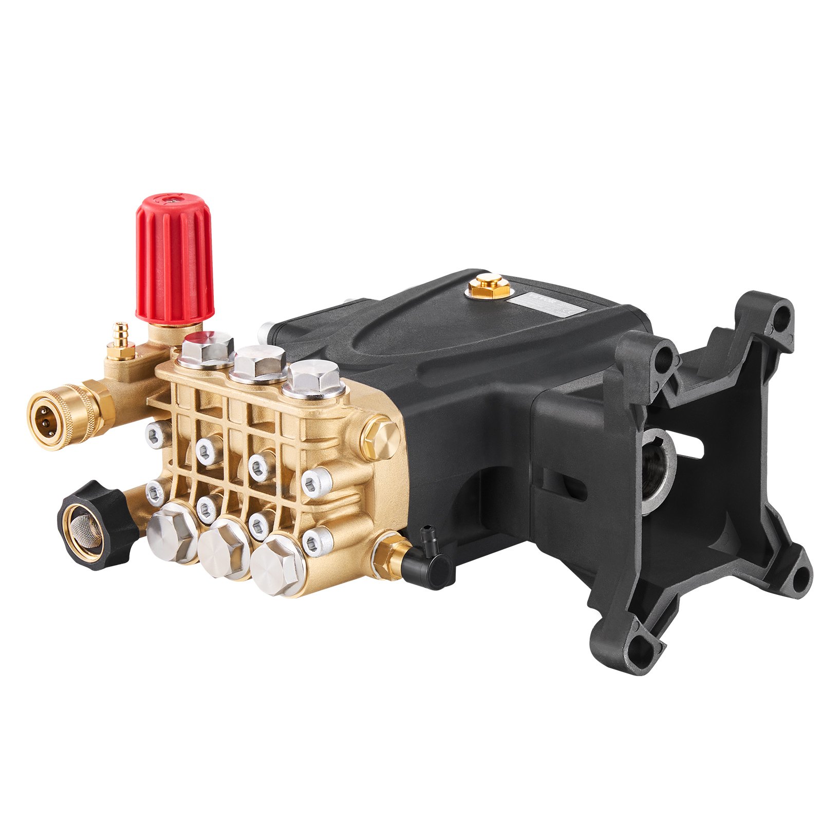 Pressure Washer Pump 1 In Shaft Horizontal Triplex Plunger 4000 PSI 4.0GPM
