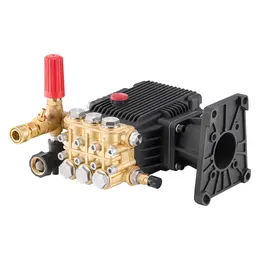 Pressure Washer Pump, 1-inch Shaft, Horizontal Triplex Plunger, 4400 PSI, 4.4 GPM
