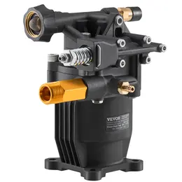 Pressure Washer Pump 3/4' Shaft Horizontal 3500 PSI 2.5GPM With 5 Nozzles