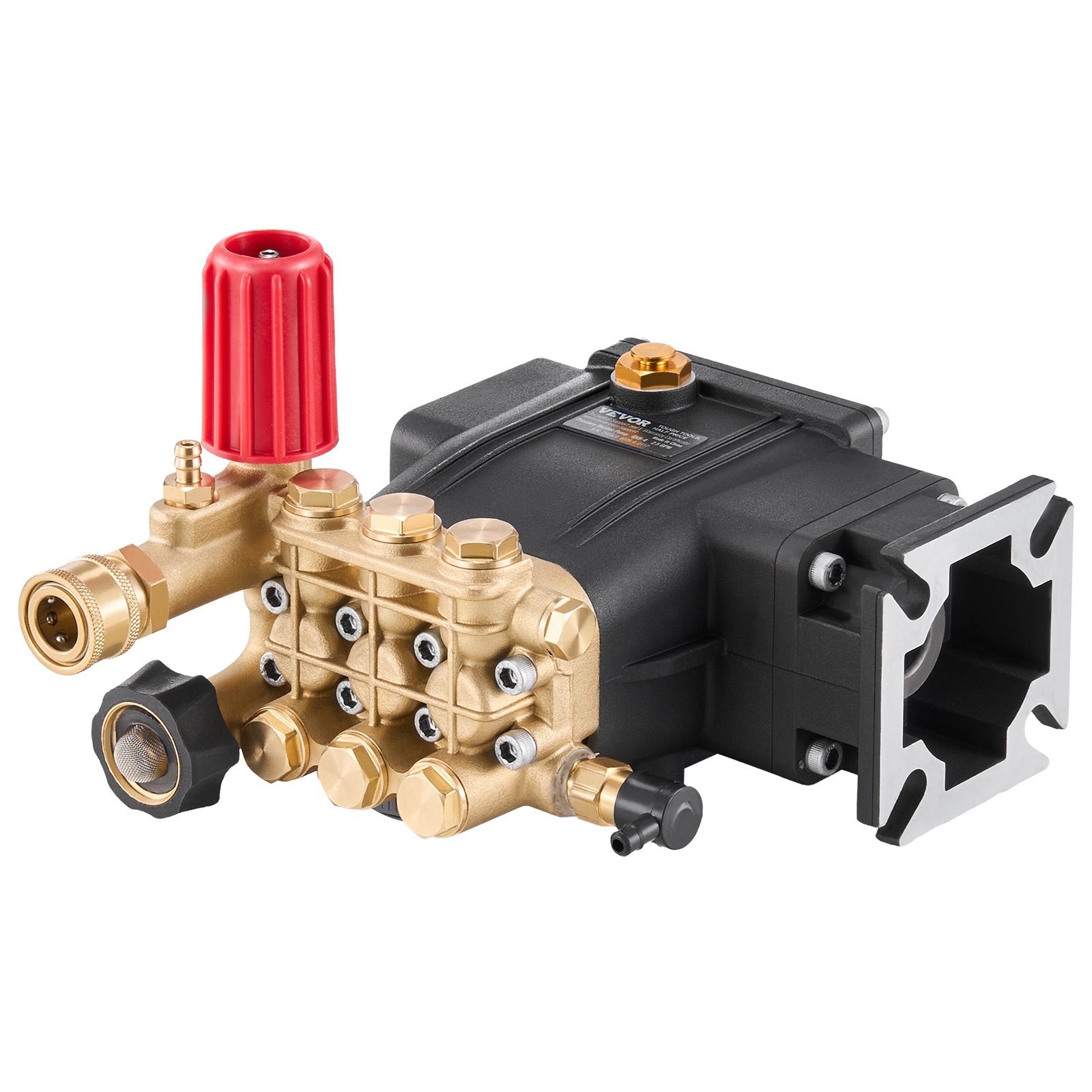 Main product image of Pressure Washer Pump, Horizontal Triplex Plunger, 3/4 inch Shaft, 3300 PSI, 2.5 GPM