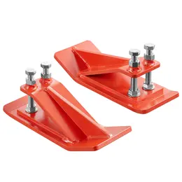 Tractor Bucket Protector 2PCS Heavy Duty Bucket Edge Protectors (Orange)