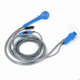 Car Plug Shower Kit 36W Portable Electric Vehicle Mounted Shower Kit For Outdoor Camping Car Washing Irrigation Blue