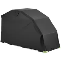 Product image of Motorcycle Storage Shelter, 600D Oxford Flip-Up Tent, Lock, Vents, 110x43x63 In, Black