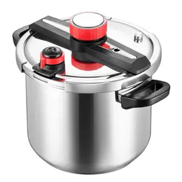Pressure Cooker, 12Qt Pressure Cooker Stainless Steel, Pressures Canner With Steaming Rack, Tempered Glass Lid, Three Pressures Settings For Meat, Beans, Rice, Soup, Sauces, Cook Up To 1 0 0 KPa