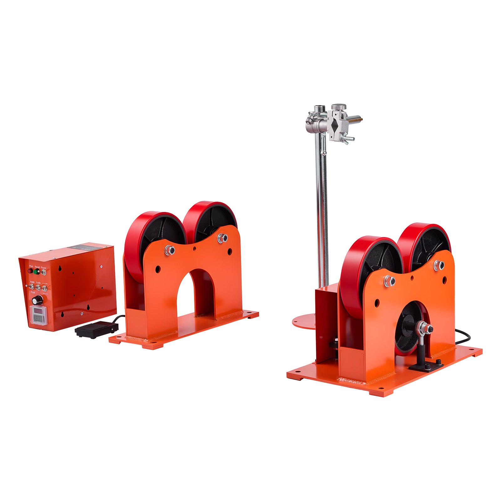 Main product image of Turning Rolls, 2205 Lbs Capacity, 2-24 Inch Adjustable Diameter, PU Rollers