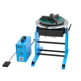 Rotary Welding Positioner, 441 Lbs Load Capacity, 45-90 Degree Tilt, 0.5-5 RPM