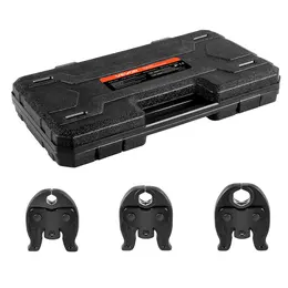 ProPress Jaws For Compact Series Press Tools, 3PCS Pressing Jaws 1 2 , 3 4  1  For ProPress Copper Pipes Connections, Compatible With 24KN Press Tools - Includes Carrying Case