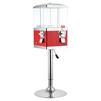 Four Compartment Candy Vending Machine with Stand, Adjustable Height