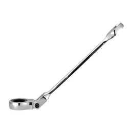 Flex-Head Ratcheting Wrench Set, 24-Piece SAE And Metric, 72 Teeth, Cr-V Steel Ratchet Flexible Combination Wrench Set With Storage Case, For General Household And Automotive Repairs, Silver