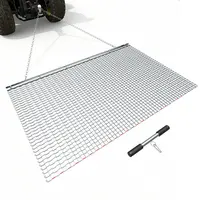 Product image of Drag Harrow, 5 x 3 ft, Galvanized Steel Mesh, with Tow Chain