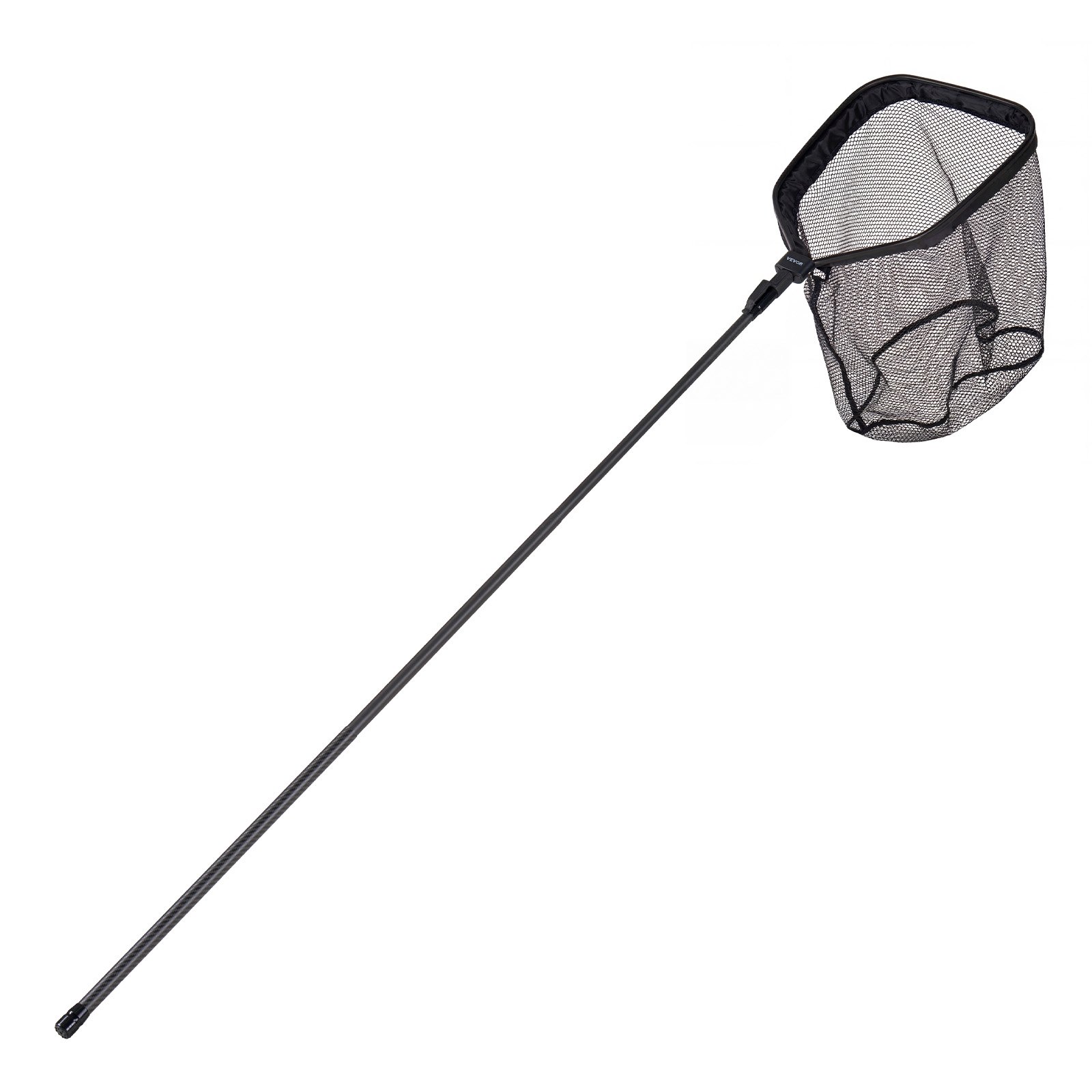 Fishing Net, Foldable Landing Nets With Telescopic Handle, Portable Lightweight Carbon Fiber Long Fish Gear, Nylon Covered PVC, Durable And Fish-friendly, For Kayak Boat Bank Pond, Gifts For Men