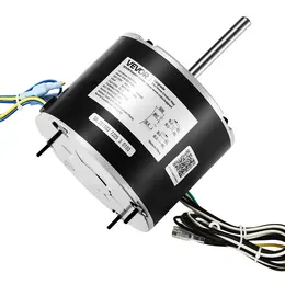 Condenser Fan Motor With Capacitor, 1 4HP 825RPM 208-230V, Compatible With GE Genteq 5KCP39LFBE31S 5KCP39LFY534AS, Lennox 12Y65 92W75, Carrier HC39GE242 HB39GQ232, Amana Janitrol 0131M00014PS